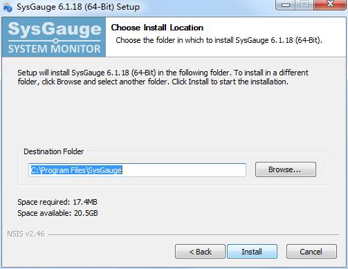 SysGauge(電腦硬件監測) 6.1.18 官方版