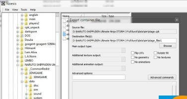 《火影忍者疾風(fēng)傳：究極忍者風(fēng)暴3完全爆發(fā)》萬能解包工具 漢化第一版