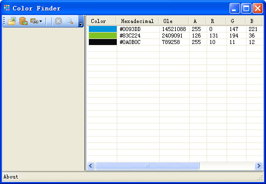 顏色代碼查詢軟件