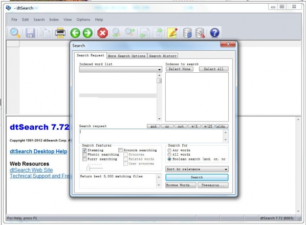 DtSearch Desktop